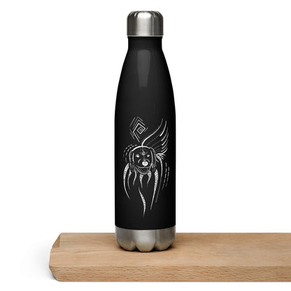 Animal Totem Stainless Steel Water Bottle - DOG - Christel Mesey Art