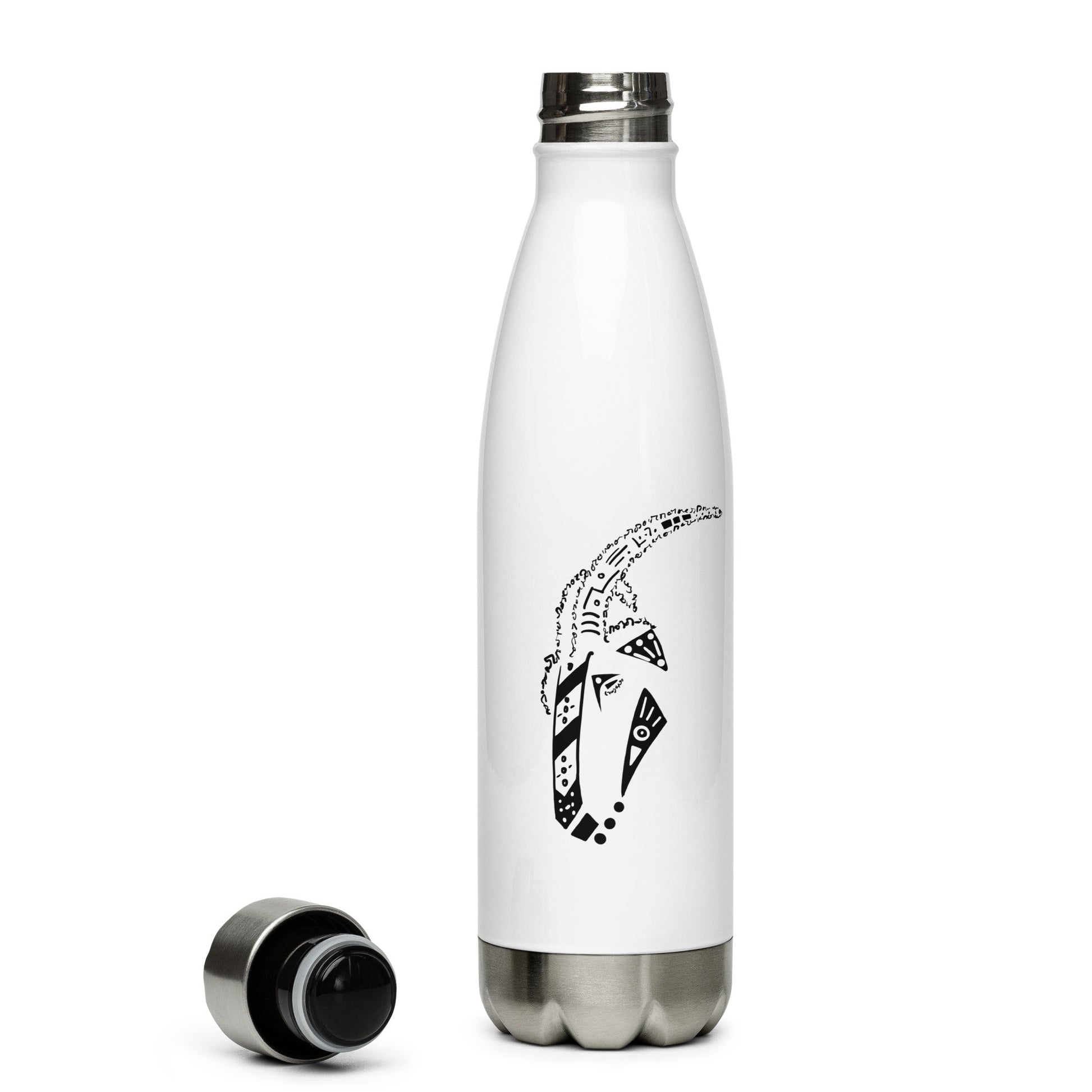 Animal Totem Stainless Steel Water Bottle - GOAT - Christel Mesey Art