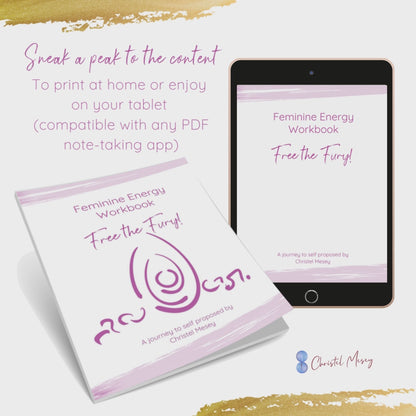 Feminine Energy Workbook & Recorded Meditation - Release the Fury!