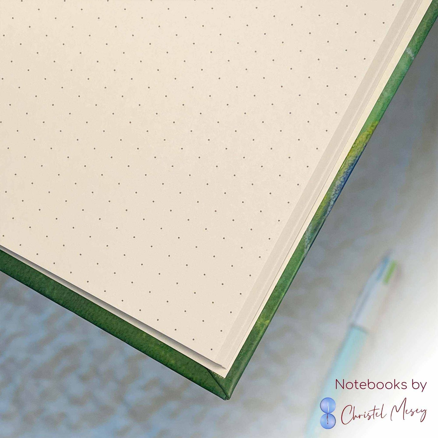 Community - Notebook with dotted pages - Christel Mesey Art