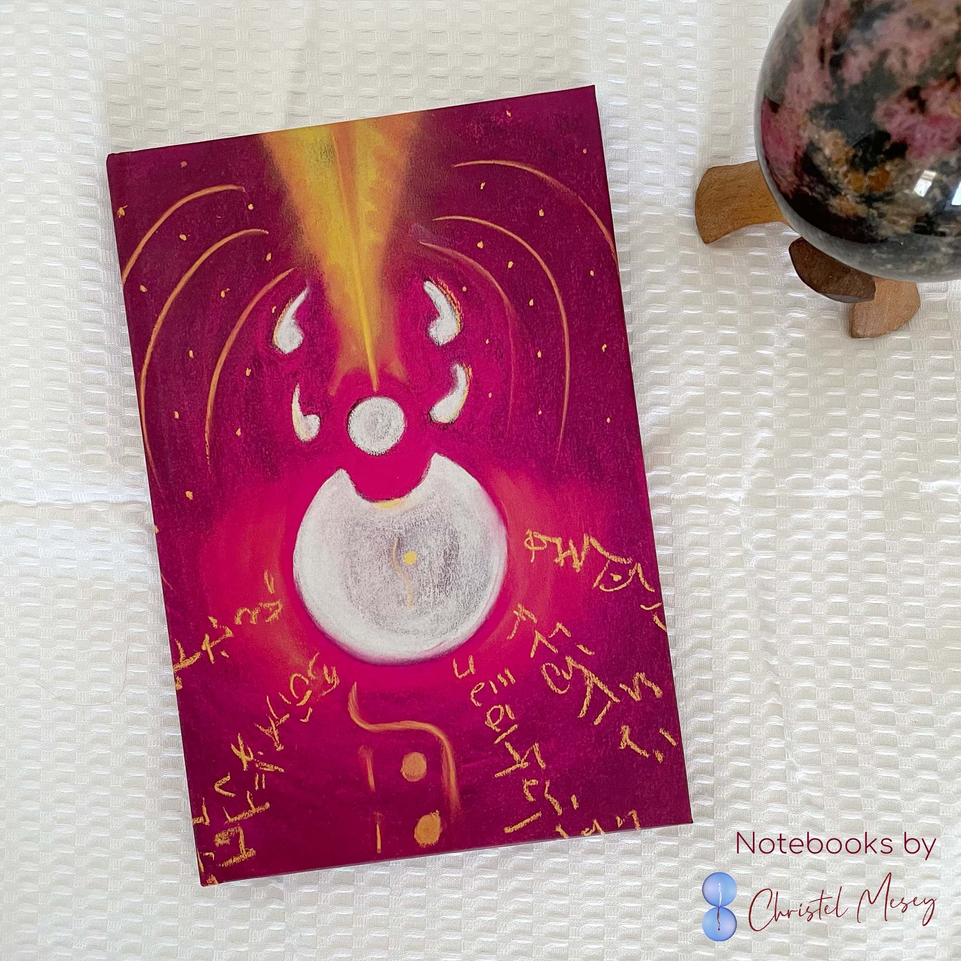 Cosmic Spider - Notebook - Hardcover & dotted pages - Christel Mesey Art