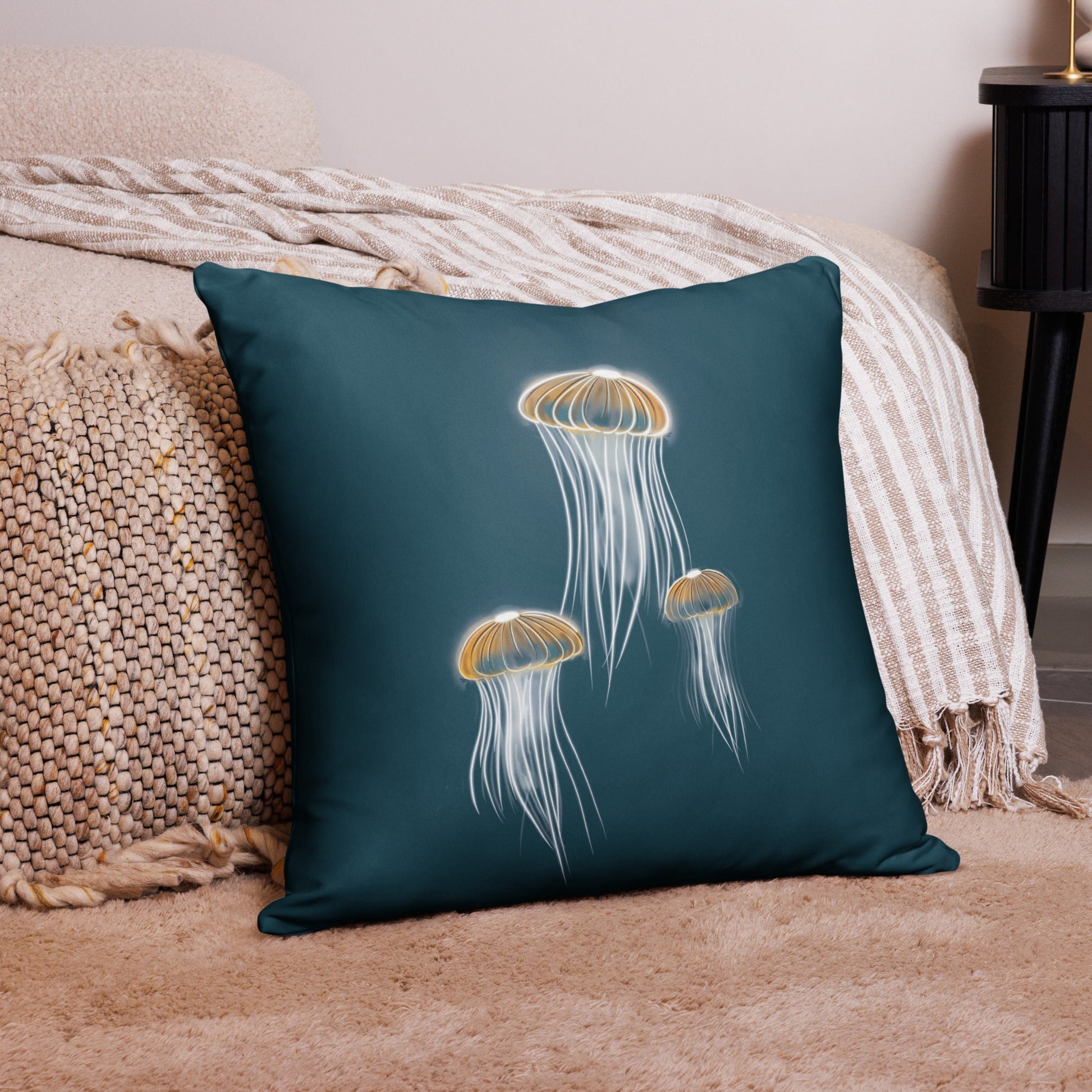 CUSHION - Gelly Fishes - 2 sizes available - Christel Mesey Art