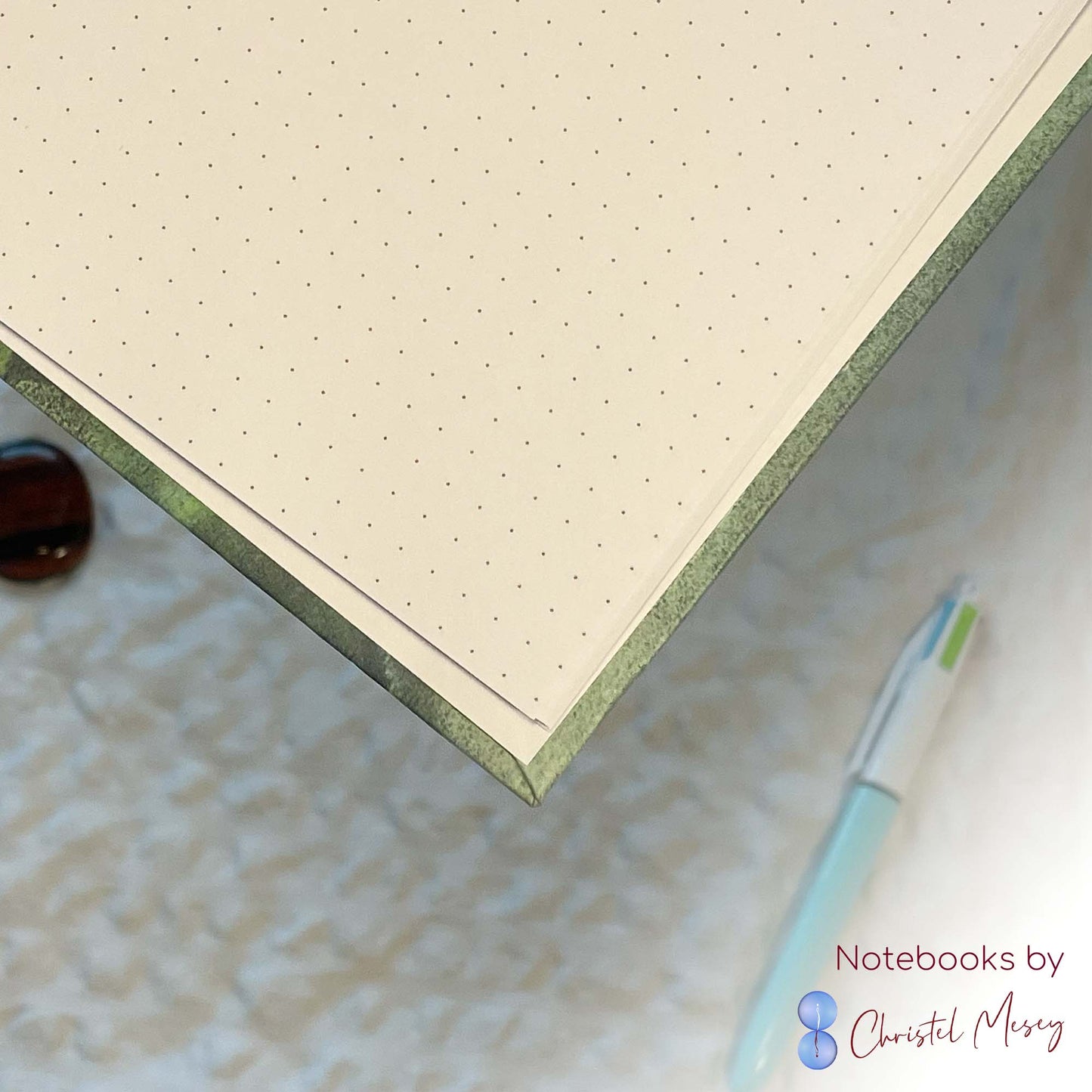Healing Nature - Notebook with dotted pages - Christel Mesey Art