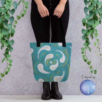 Intuitive Art Tote Bag - MULTIDIMENSIONAL - Christel Mesey Art