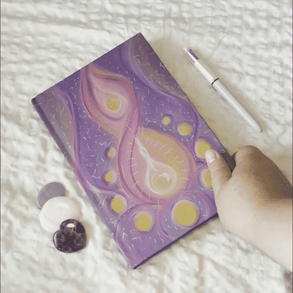 Sacred Feminine - Notebook with dotted pages - Christel Mesey Art